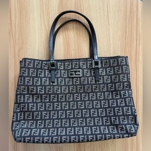 Authentic Fendi Vintage Zucca Mini Tote Bag